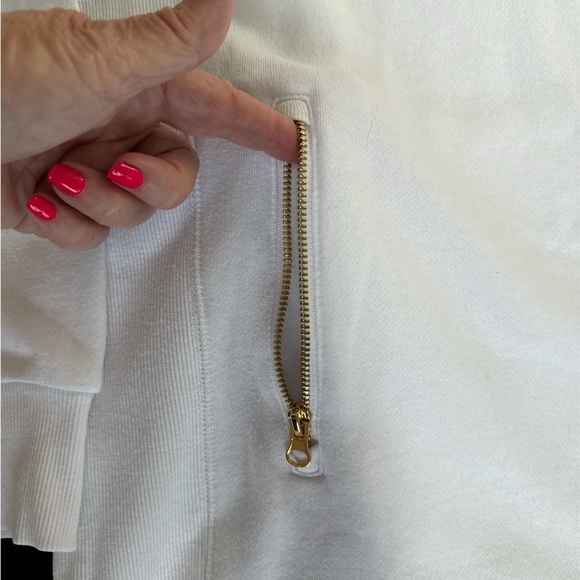 Mercedes Benz sweatshirt ladies women’s size M Gold hardware pockets authentic - Picture 9 of 12